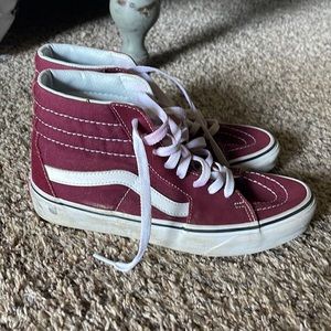 Maroon Hightop Vans
